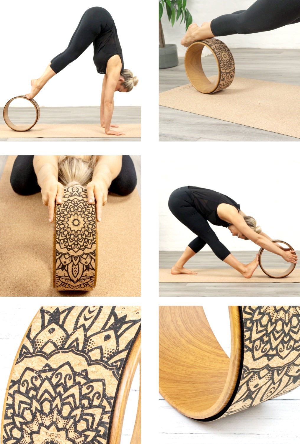 Myga cork yoga online mat