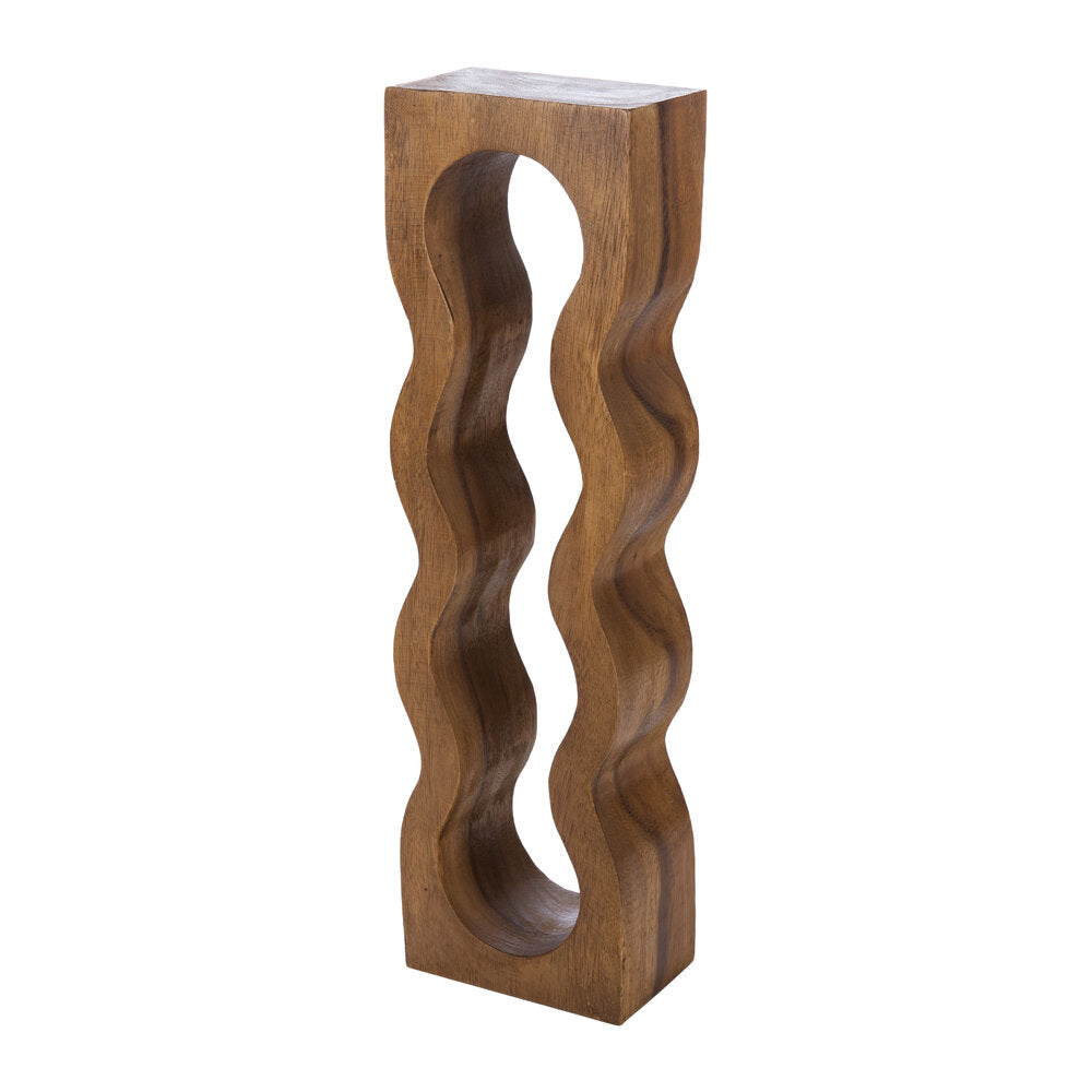 Tall Curve Wooden Wine Rack  ' FREE UK Delivery